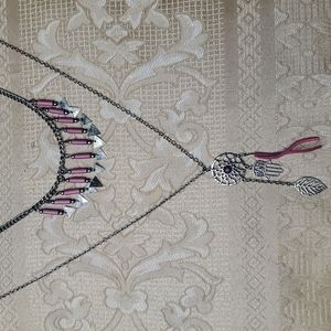 Burgundy Bronze Tribal Set Fashion Jewelry from Pacsun